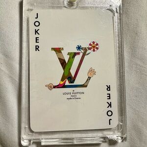 SINGLE! Louis Vuitton Takashi Murakami 1 Monogram Card "Joker" Paris France 2003